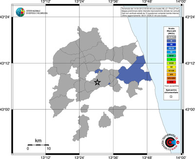 Mappa MCS - territori comuni