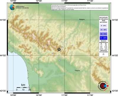 Mappa comuni con almeno 3 questionari
