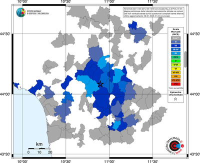 Mappa MCS - territori comuni
