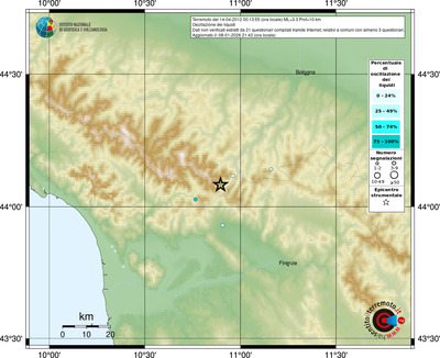 Mappa comuni con almeno 3 questionari