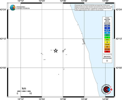 Mappa MCS - territori località