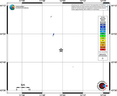 Mappa MCS - territori località
