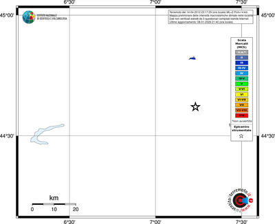 Mappa MCS - territori località