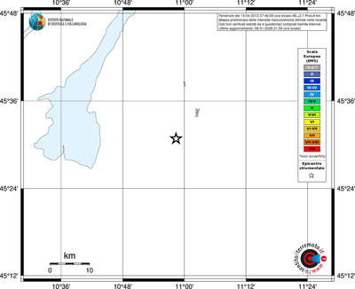 Mappa EMS - territori località