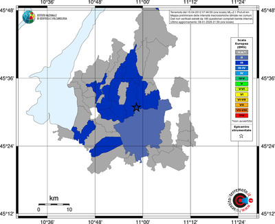 Mappa EMS - territori comuni