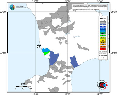 Mappa MCS - territori comuni