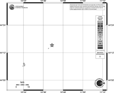 Mappa MCS - territori località
