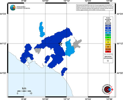 Mappa EMS - territori comuni