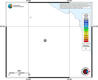 Mappa MCS - territori località