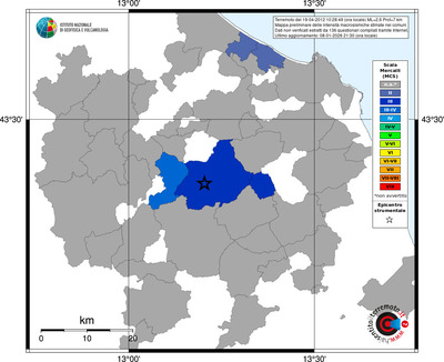 Mappa MCS - territori comuni