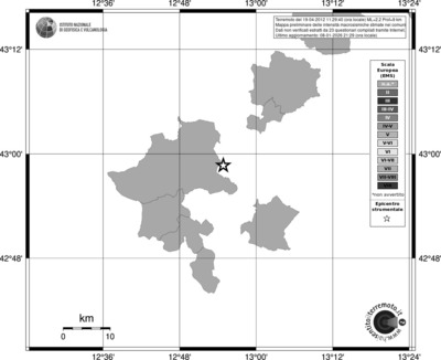 Mappa EMS - territori comuni