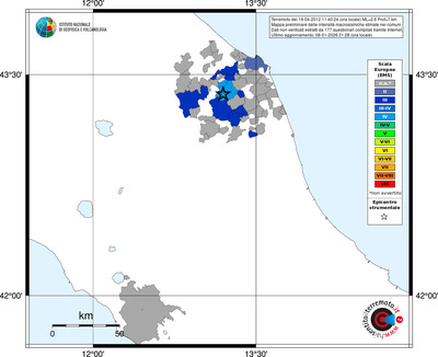Mappa EMS - territori comuni