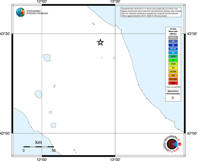 Mappa MCS - territori località