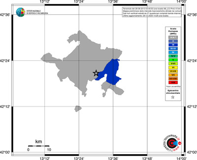 Mappa EMS - territori comuni