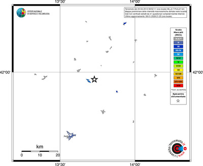 Mappa MCS - territori località