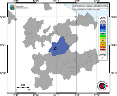 Mappa MCS - territori comuni