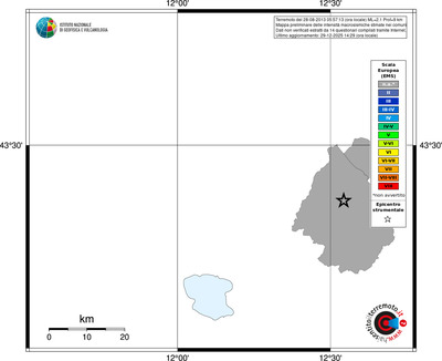 Mappa EMS - territori comuni