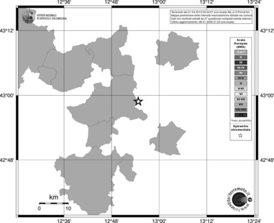 Mappa EMS - territori comuni