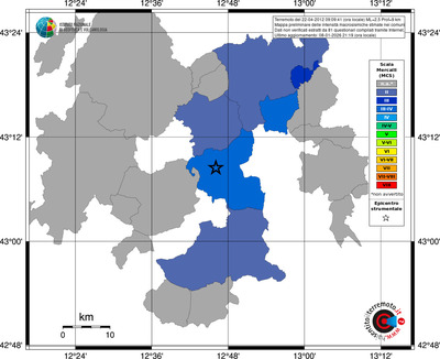 Mappa MCS - territori comuni