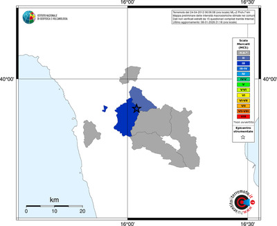 Mappa MCS - territori comuni