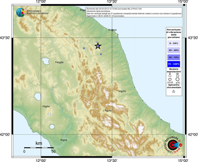 Mappa comuni con almeno 3 questionari