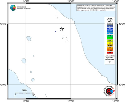 Mappa EMS - territori località