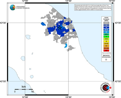 Mappa EMS - territori comuni