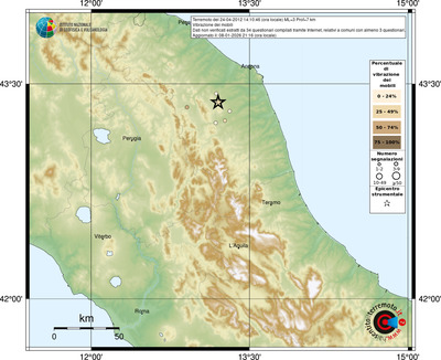Mappa comuni con almeno 3 questionari