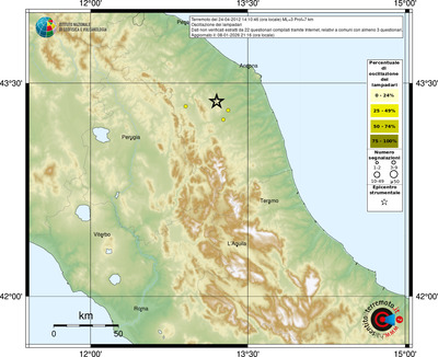 Mappa comuni con almeno 3 questionari