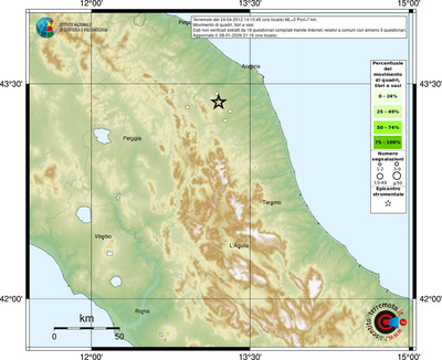 Mappa comuni con almeno 3 questionari