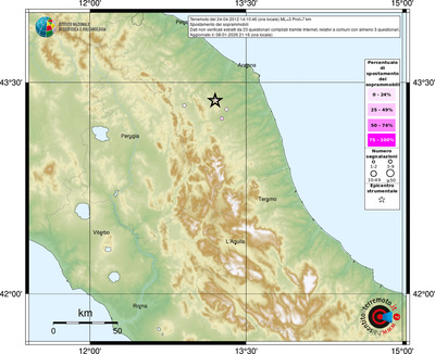 Mappa comuni con almeno 3 questionari