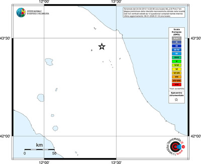 Mappa EMS - territori località