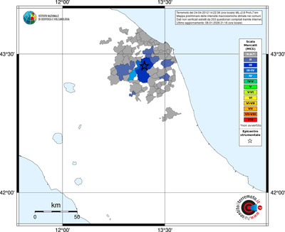 Mappa MCS - territori comuni