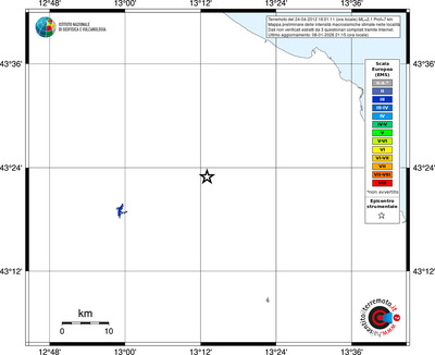 Mappa EMS - territori località
