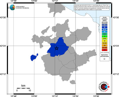 Mappa EMS - territori comuni
