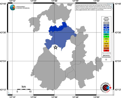 Mappa MCS - territori comuni