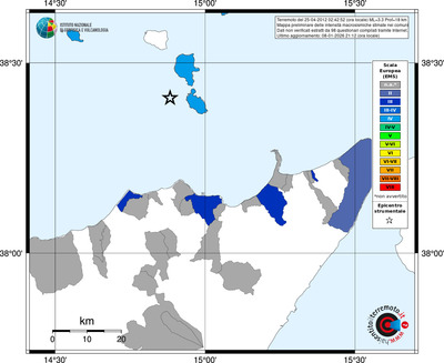 Mappa EMS - territori comuni