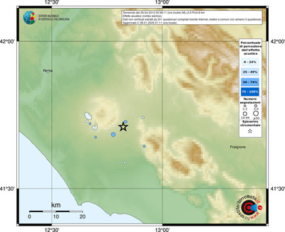 Mappa comuni con almeno 3 questionari