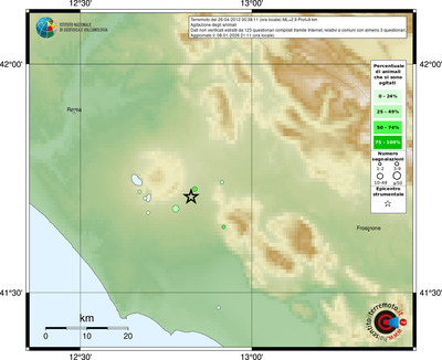 Mappa comuni con almeno 3 questionari