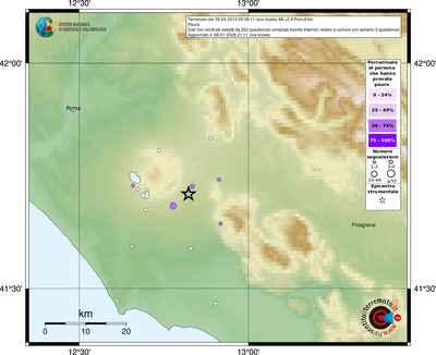 Mappa comuni con almeno 3 questionari