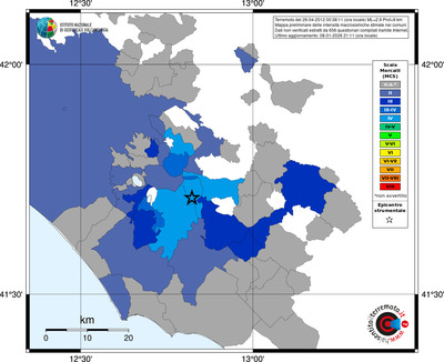 Mappa MCS - territori comuni