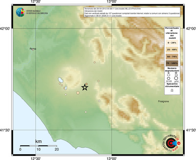 Mappa comuni con almeno 3 questionari
