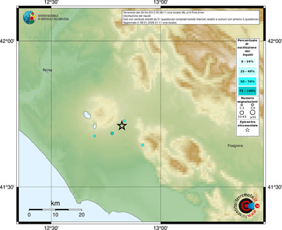 Mappa comuni con almeno 3 questionari
