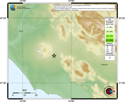 Mappa comuni con almeno 3 questionari