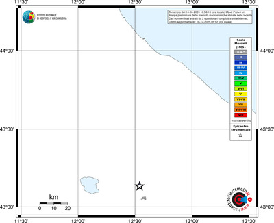 Mappa MCS - territori località