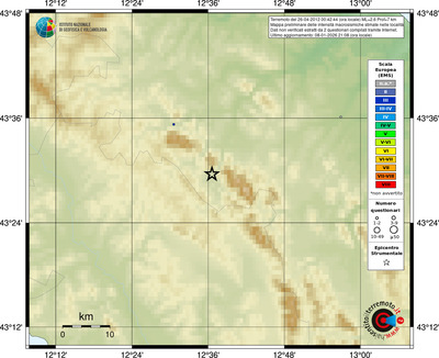 Mappa EMS - località