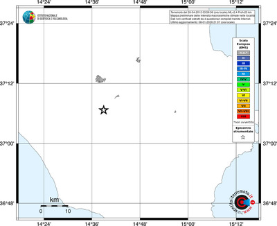 Mappa EMS - territori località