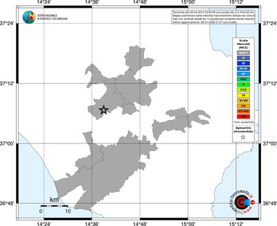 Mappa MCS - territori comuni