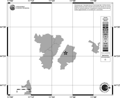 Mappa MCS - territori comuni
