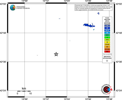 Mappa MCS - territori località